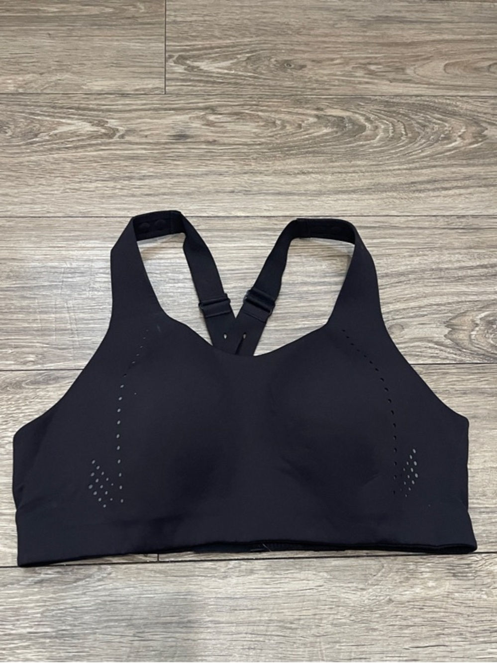 lululemon athletica Black High-Support Racerback Sports Bra